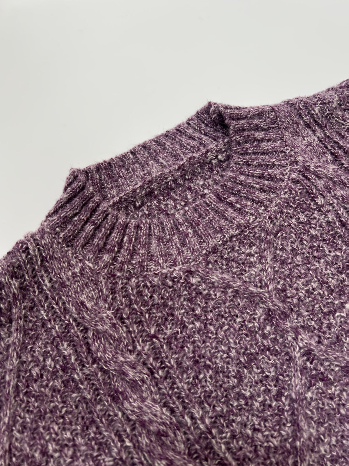 Women's Cable-Knit Jumper Dress with Round Neck