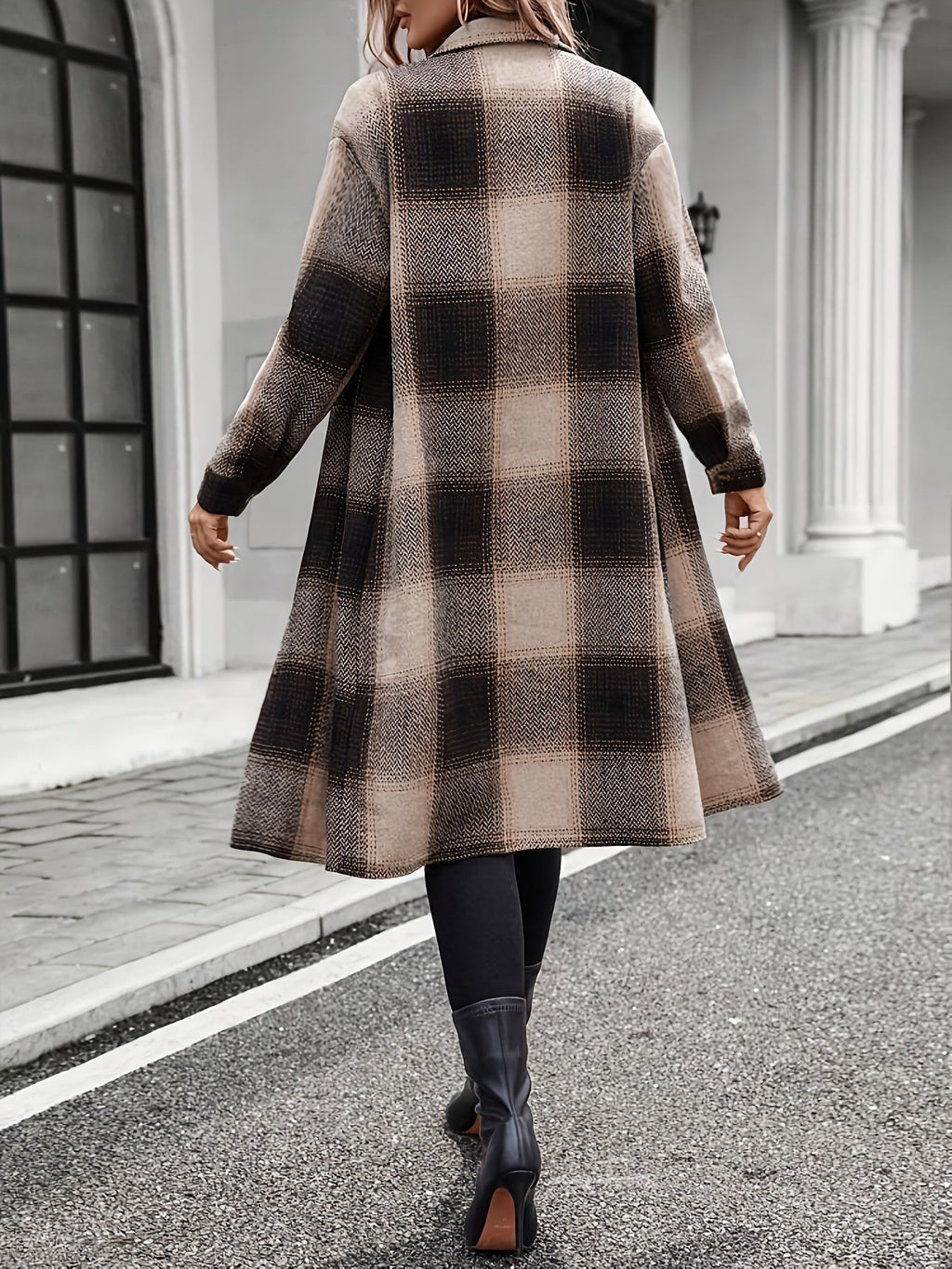 Isabella | Long Coat with Buttons