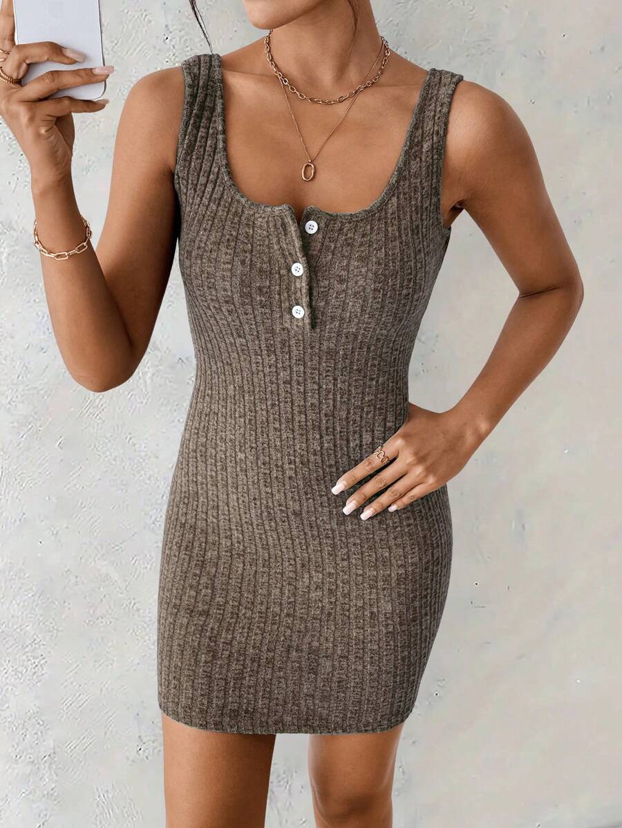 SHEIN Women's Sexy 2 Pieces Blue Dress, Autumn/Winter