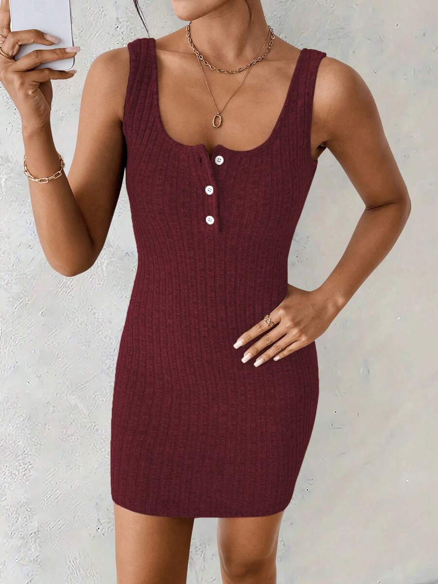 SHEIN Women's Sexy 2 Pieces Blue Dress, Autumn/Winter