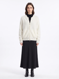 Amelia | Zip-Up Knit Cardigan, Brushed Soft Winter Knitwear