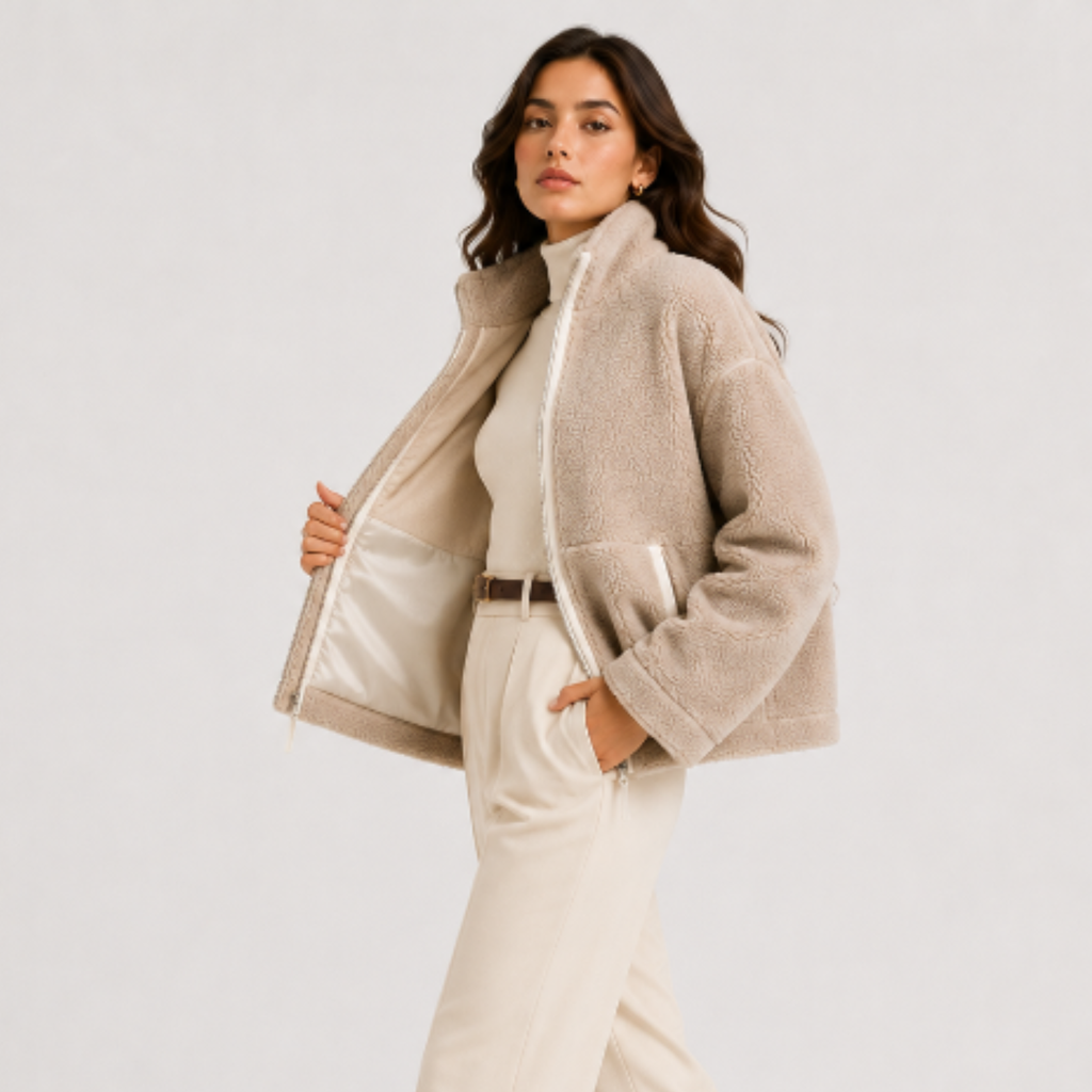 Women's Classic Fleece Jacket Refined Winter Comfort