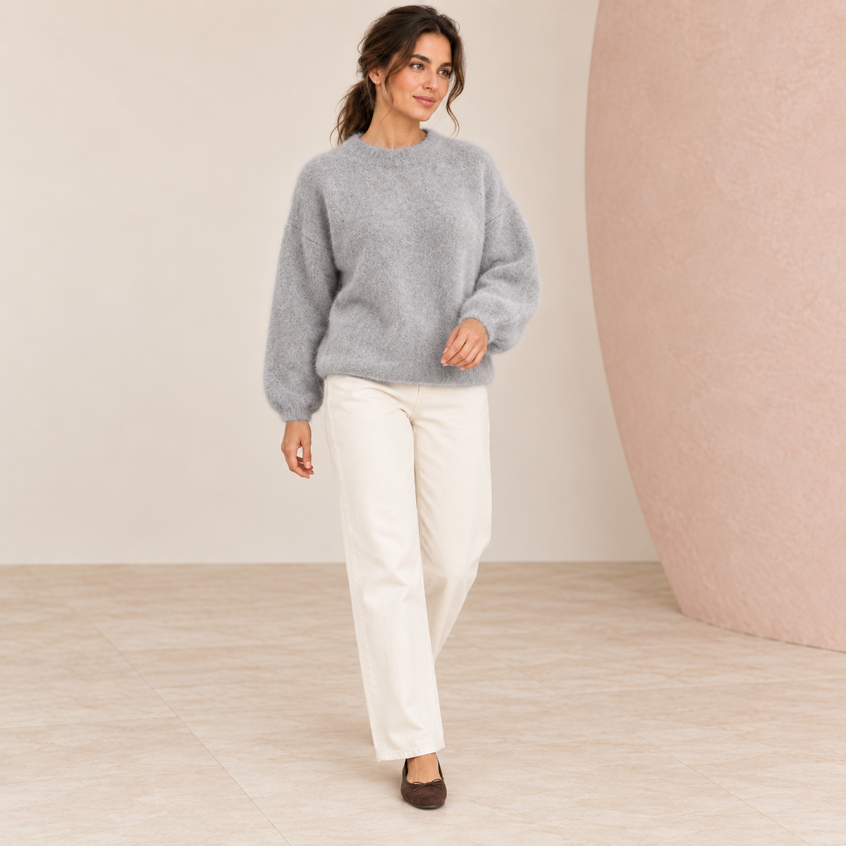 Aveline | Chic Soft Fluffy Colour Jumpers for Women