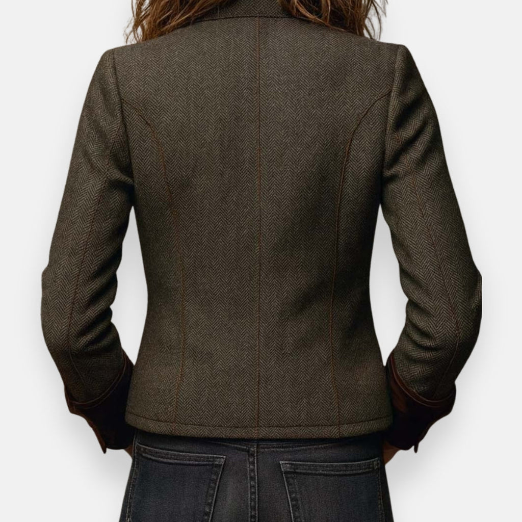 EVA | HERRINGBONE TWEED JACKET