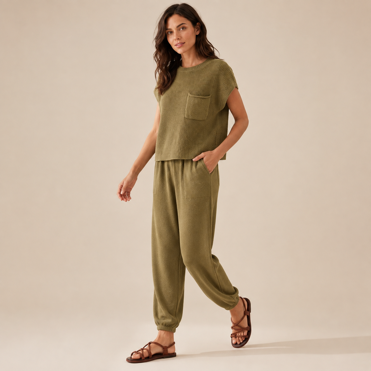Adaline | Sophisticated Knitted Co Ord Set for Women