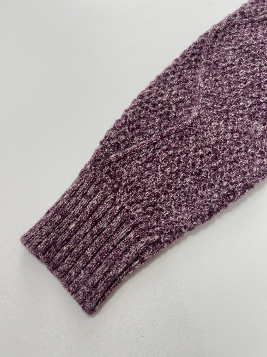 Women's Cable-Knit Jumper Dress with Round Neck