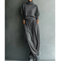 Orianna - Soft-Touch Turtleneck Two-Piece Set