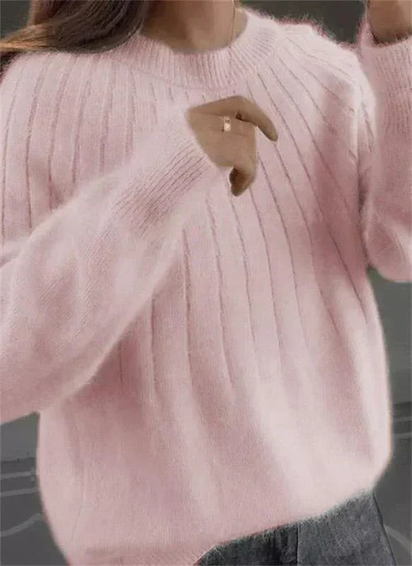 Adelaide Women's Cashmere Jumper – 100% Cashmere Soft Luxury Knit Sweater