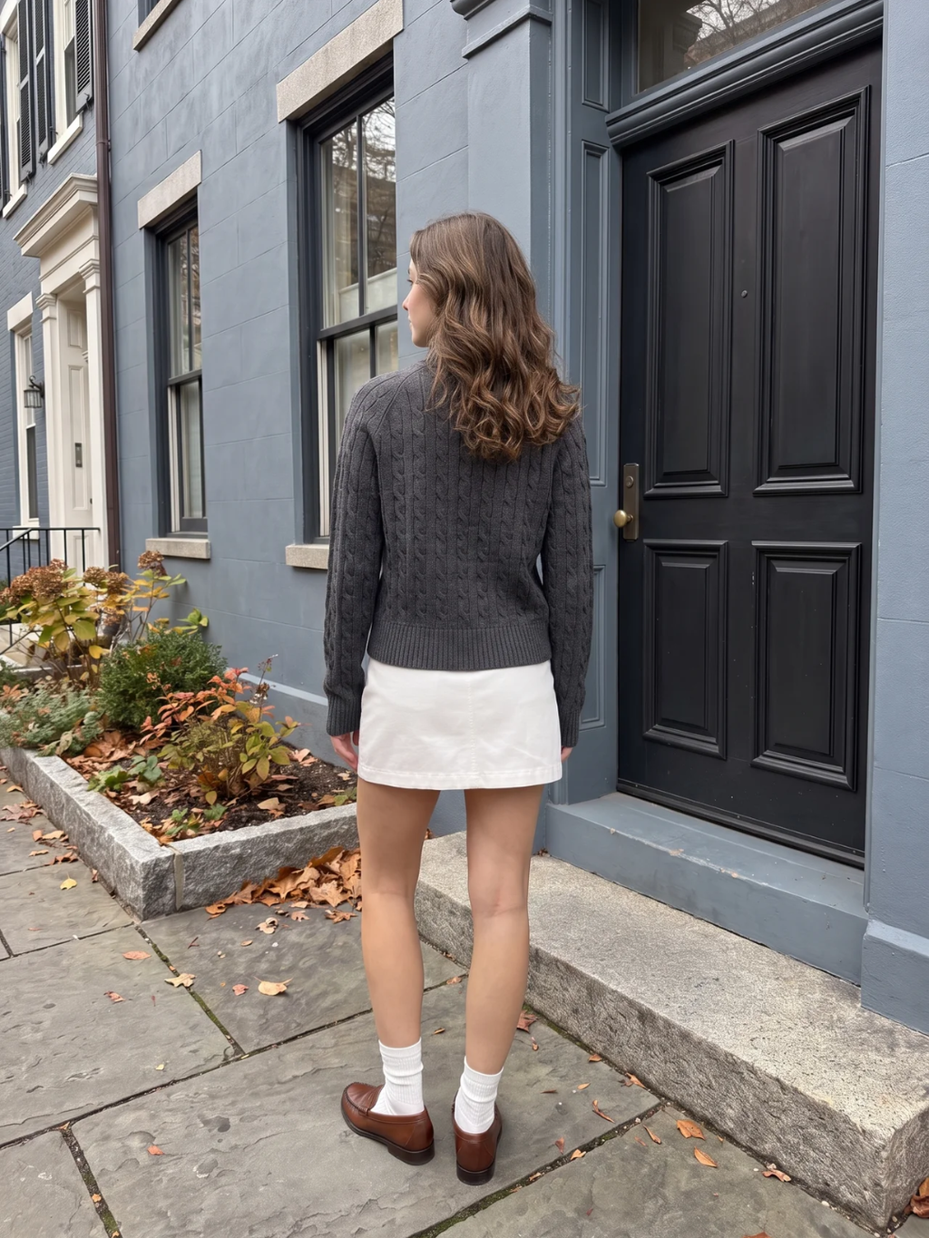 Jasmine | Cable Knit Half Zip Jumper, Funnel Neck Winter Pullover