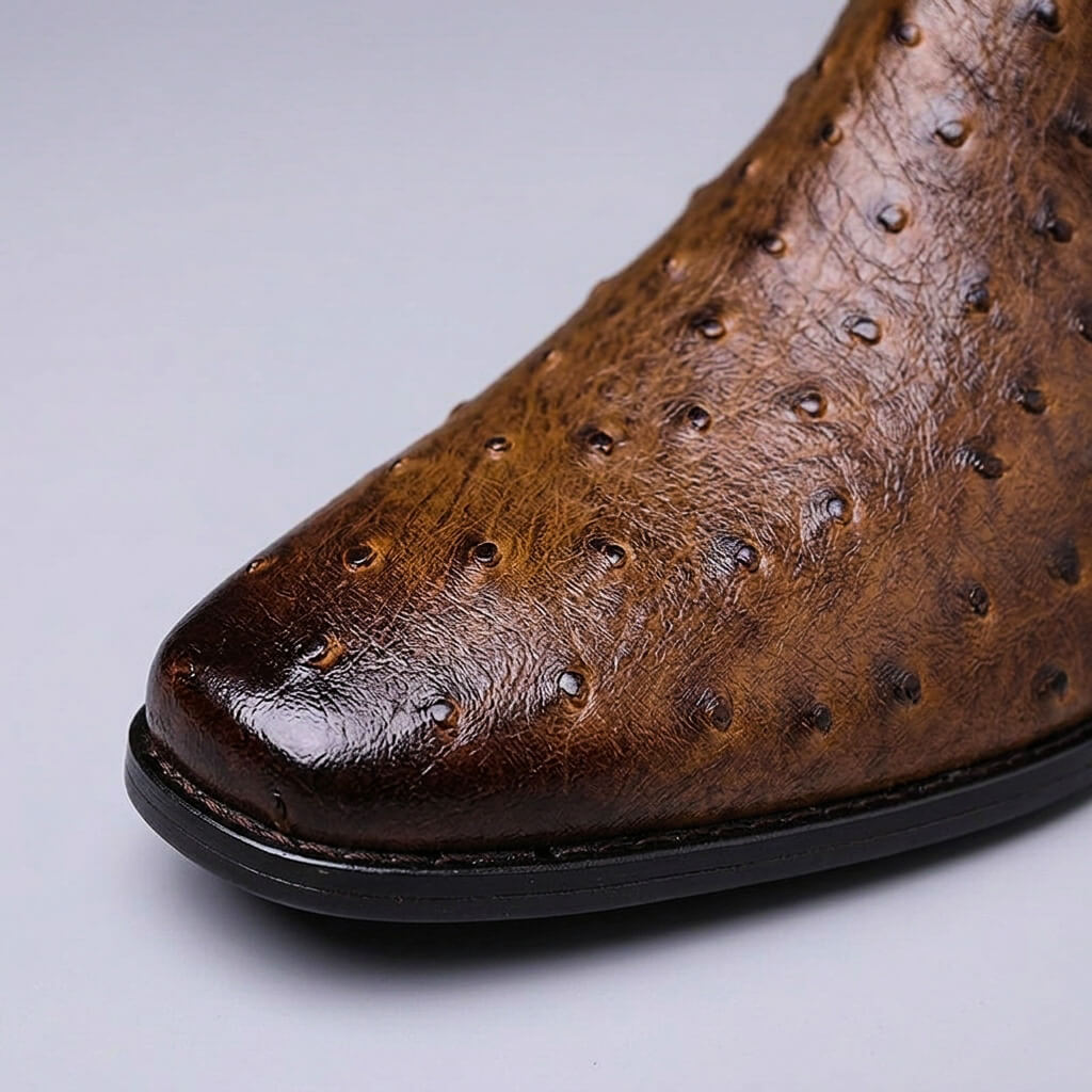 Marcus | Bold and Textured Luxury Leather Boots
