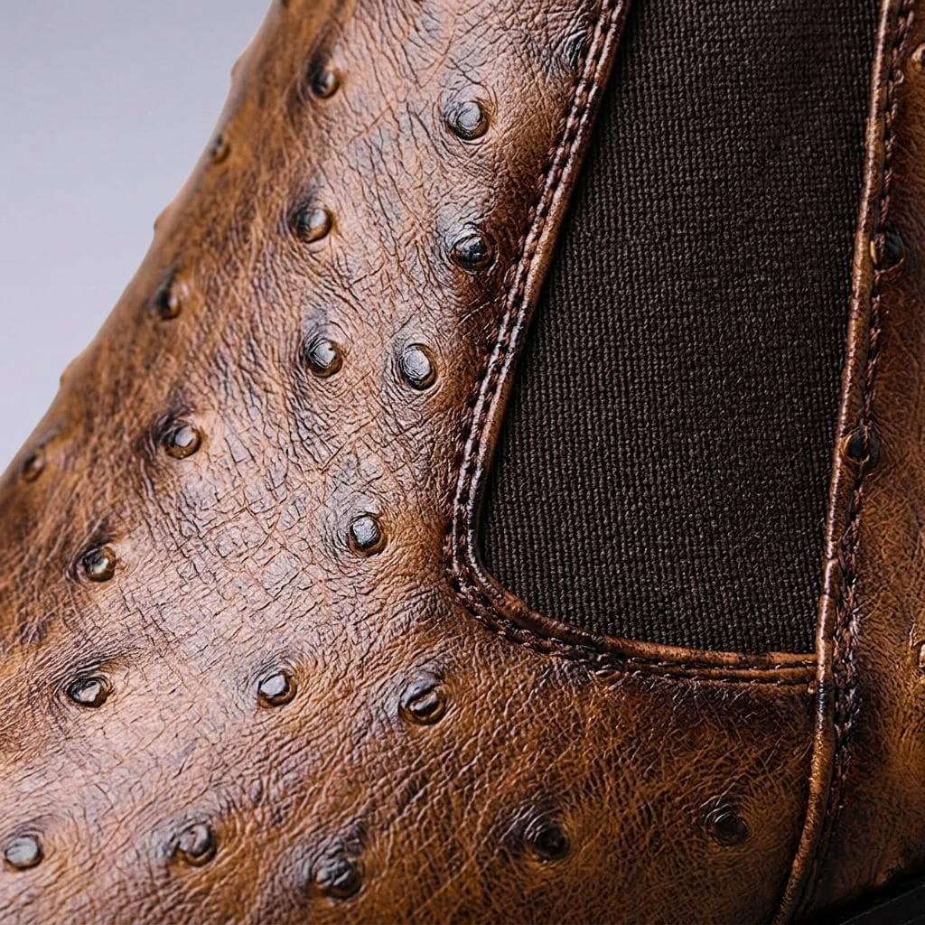 Marcus | Bold and Textured Luxury Leather Boots