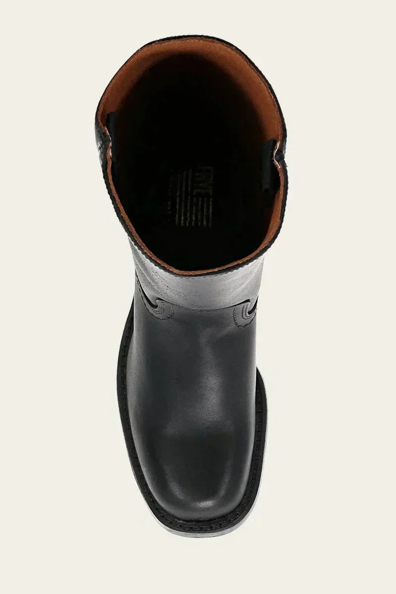 Boots For Women | Mid Calf Block Heel With Closed Toe