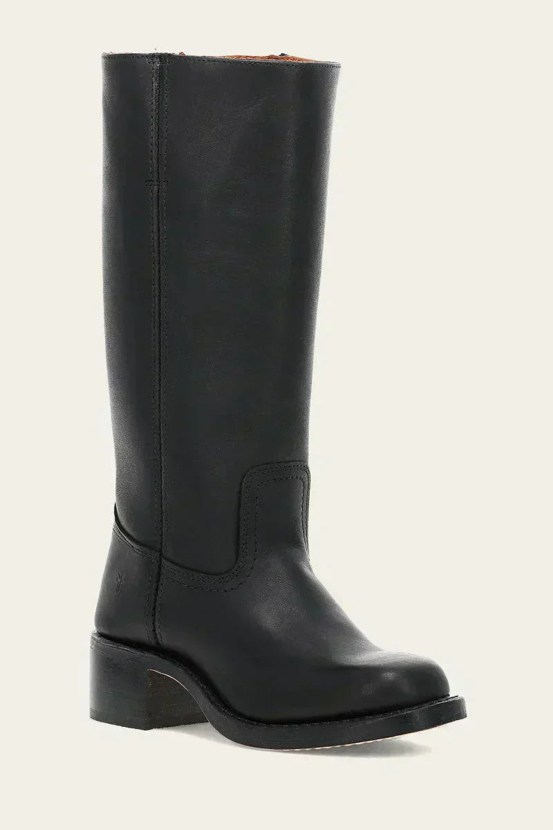 Boots For Women | Mid Calf Block Heel With Closed Toe
