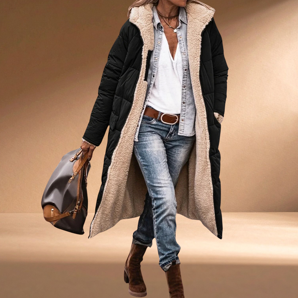 Maria | Reversable Quilted Coat