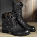 Boots For Women | Lace-Up Mid-Calf Design