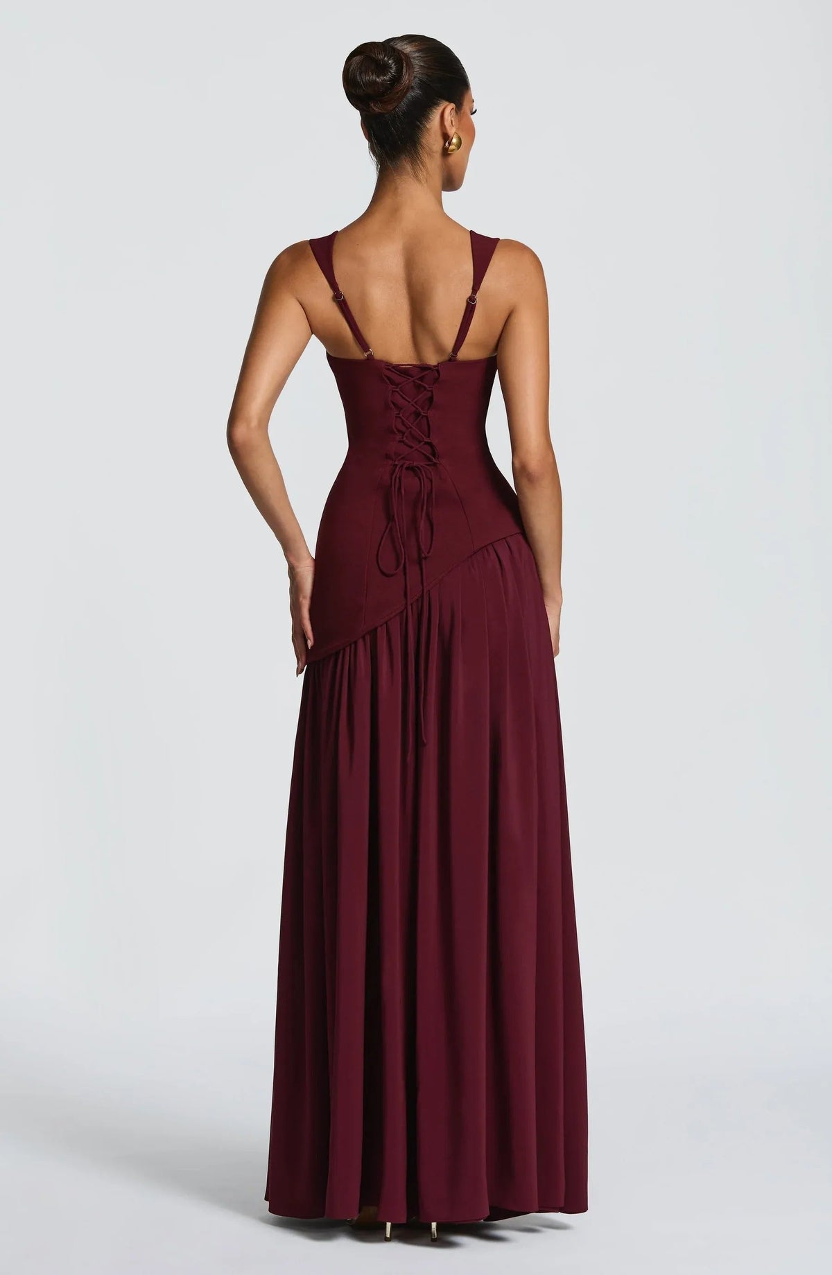 Amelia | Luxurious And Elegant Pleated Evening Maxi Dress