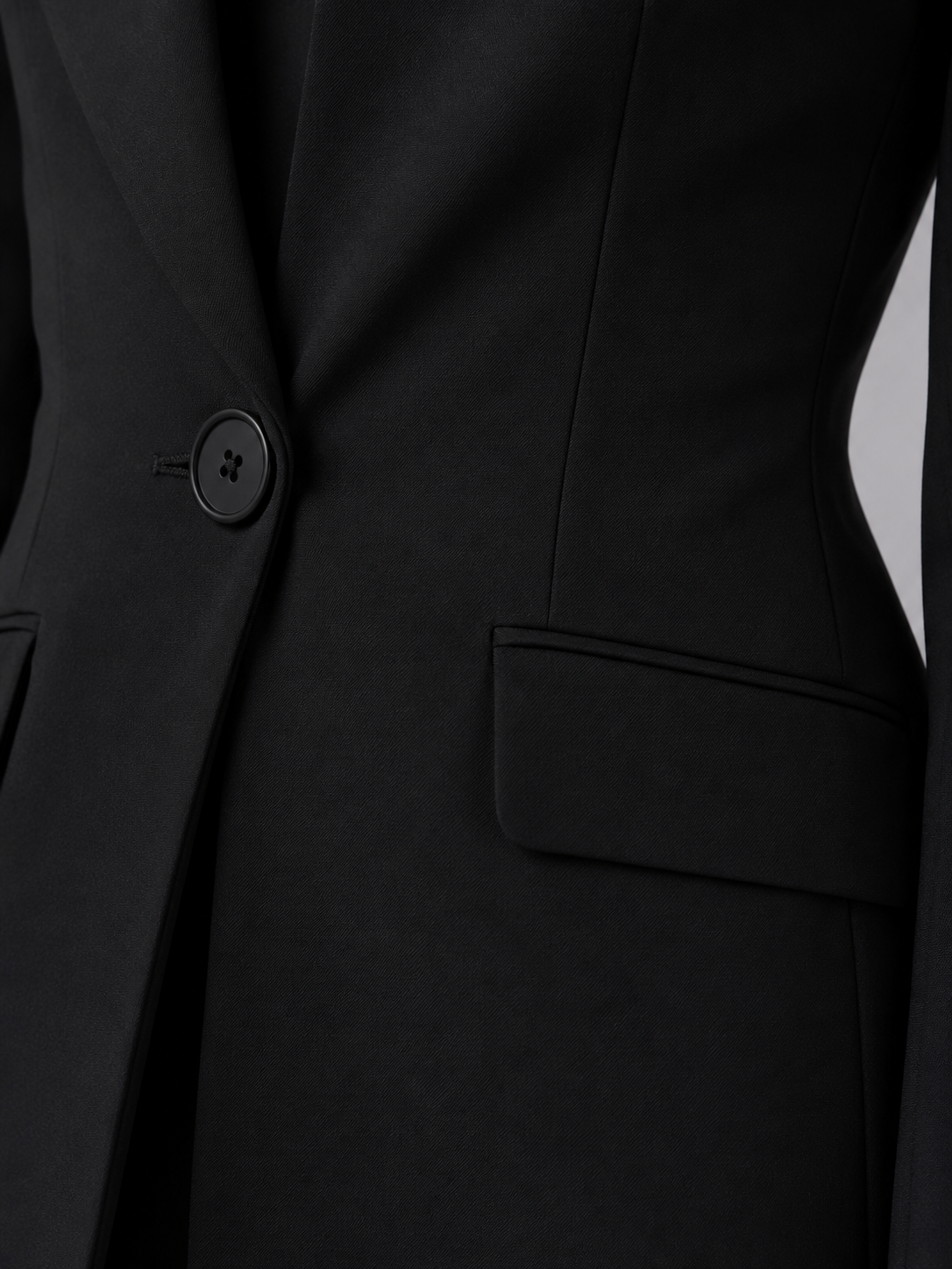 Trouser Suit Womens Collarless Blazer Two Piece Formal