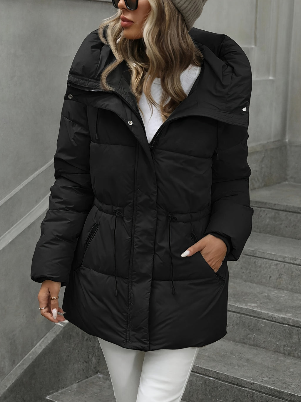 [New Style | Thickened] New Style Women's Mid-Length Hooded Padded Coat | Thickened Premium Feel Jacket 2025