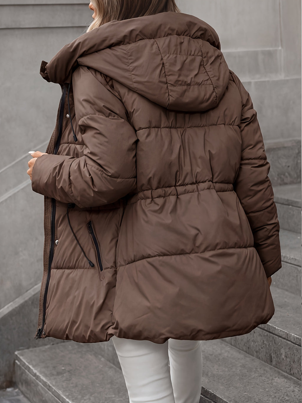 [New Style | Thickened] New Style Women's Mid-Length Hooded Padded Coat | Thickened Premium Feel Jacket 2025
