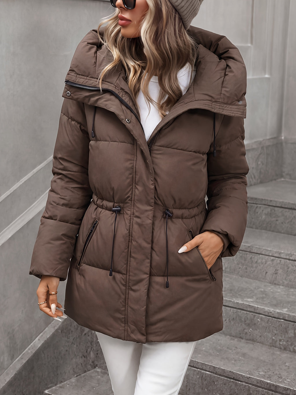 [New Style | Thickened] New Style Women's Mid-Length Hooded Padded Coat | Thickened Premium Feel Jacket 2025