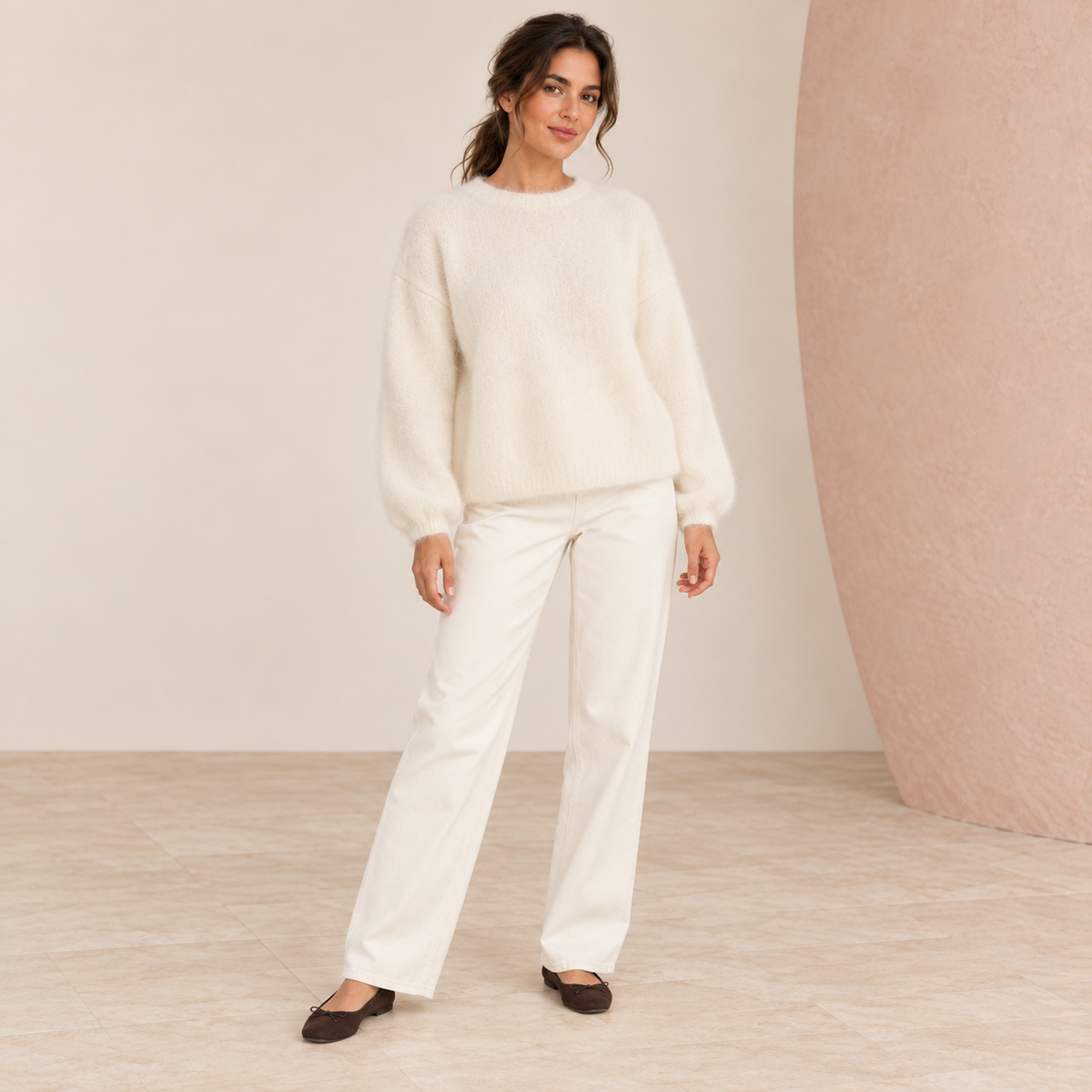 Aveline | Chic Soft Fluffy Colour Jumpers for Women