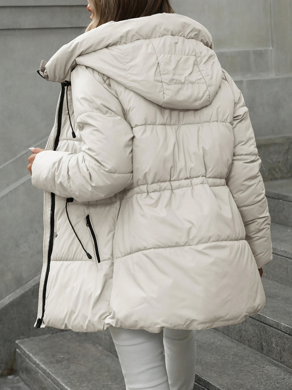 [New Style | Thickened] New Style Women's Mid-Length Hooded Padded Coat | Thickened Premium Feel Jacket 2025
