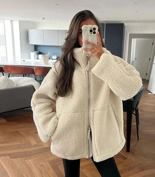 Britta | Cozy Oversized Fleece Jacket