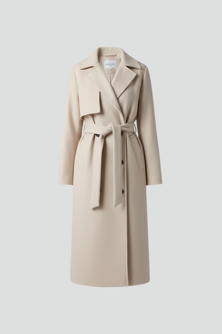 Amelia | Women's Double-Breasted Coat | Belted