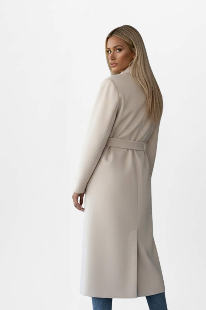 Amelia | Women's Double-Breasted Coat | Belted