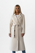 Amelia | Women's Double-Breasted Coat | Belted