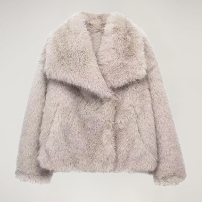 Charlotte | Women's Faux Fur Coat | Collared