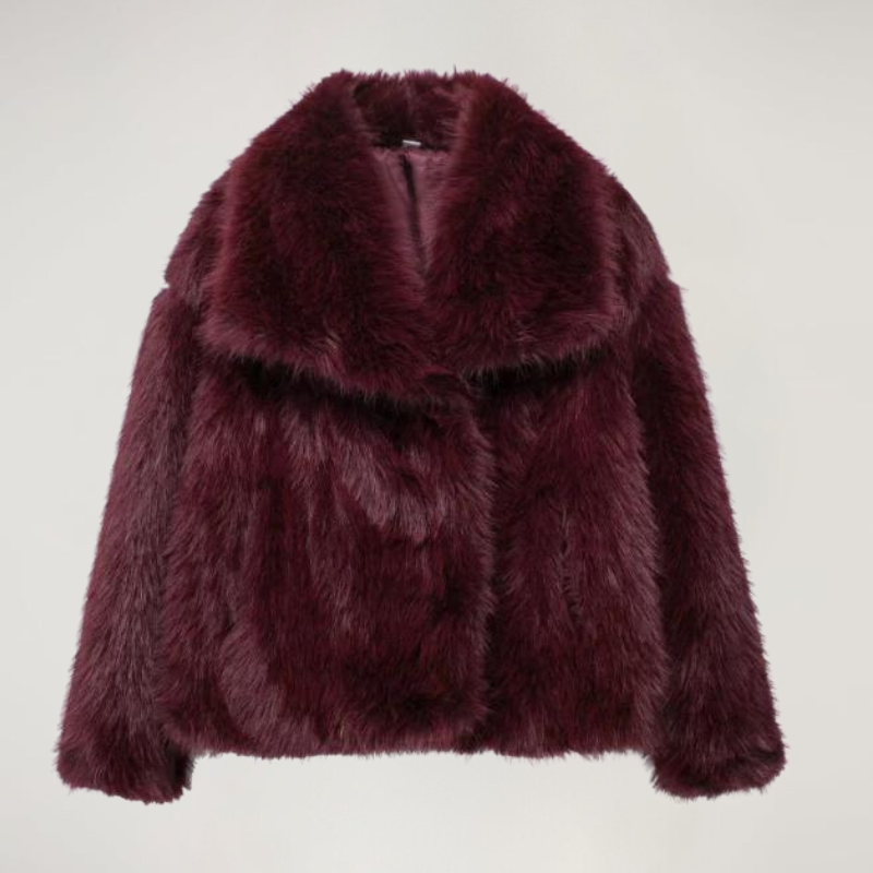 Charlotte | Women's Faux Fur Coat | Collared