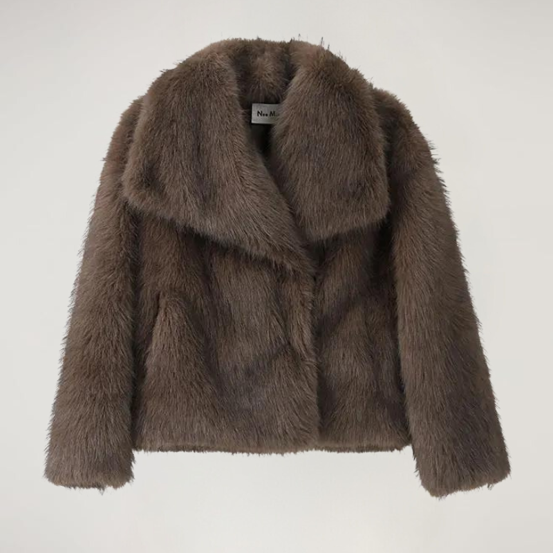 Charlotte | Women's Faux Fur Coat | Collared