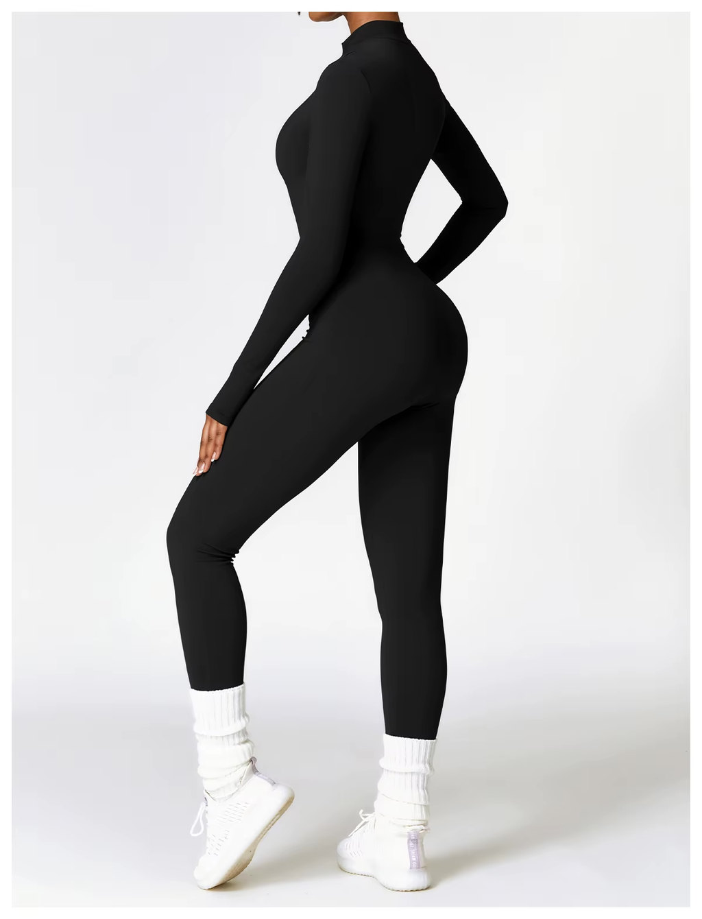 Alice | Women's Long-Sleeve Jumpsuit | Half-Zip