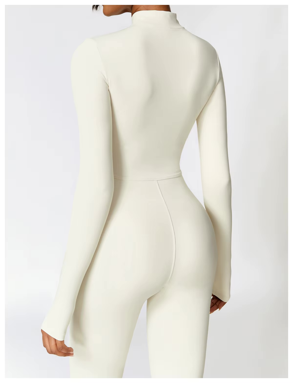 Alice | Women's Long-Sleeve Jumpsuit | Half-Zip
