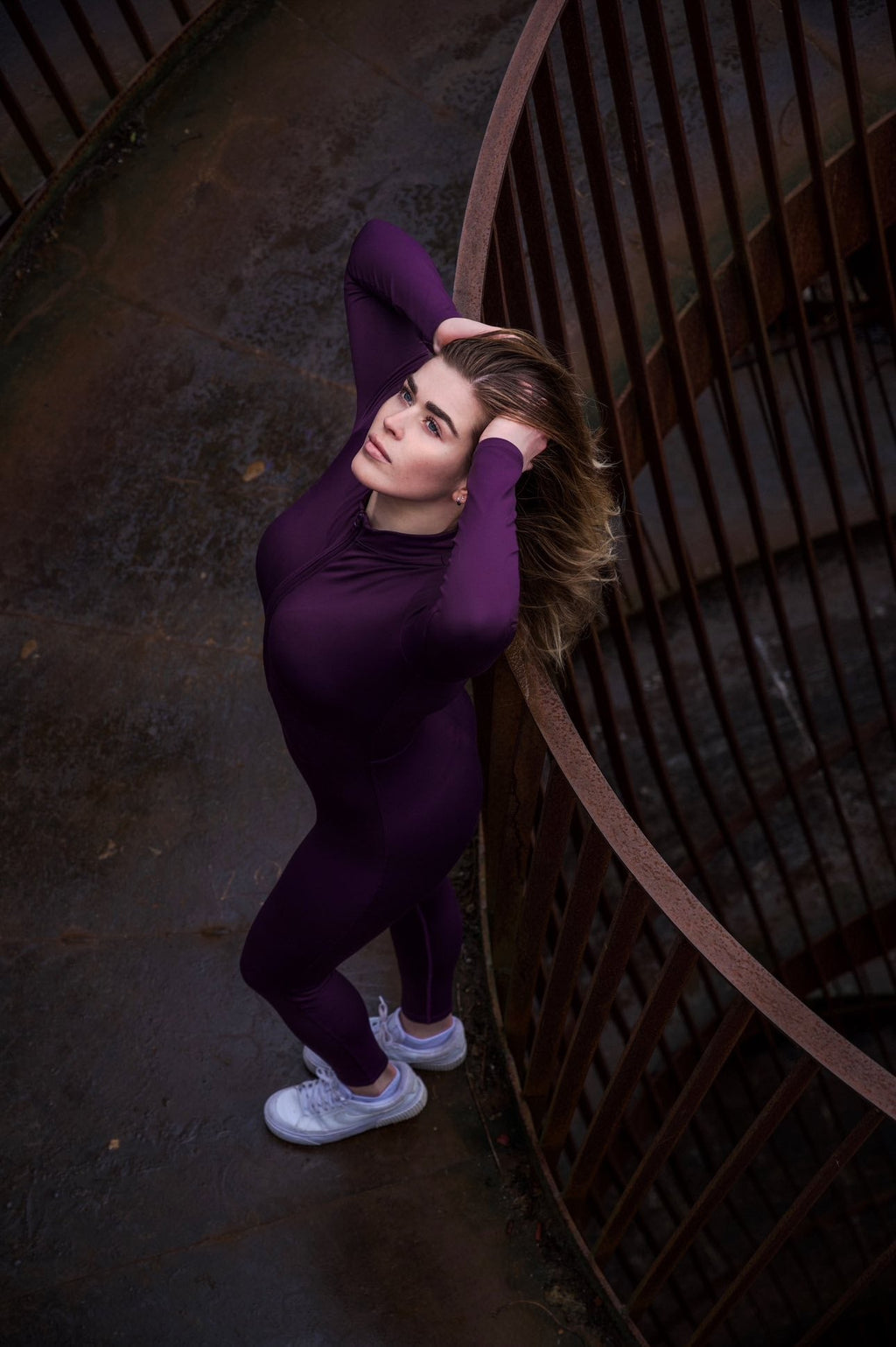 Alice | Women's Long-Sleeve Jumpsuit | Half-Zip