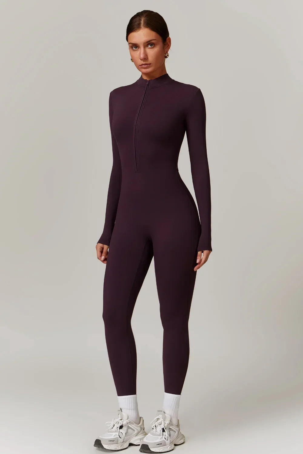 Alice | Women's Long-Sleeve Jumpsuit | Half-Zip