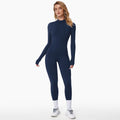 Alice | Women's Long-Sleeve Jumpsuit | Half-Zip