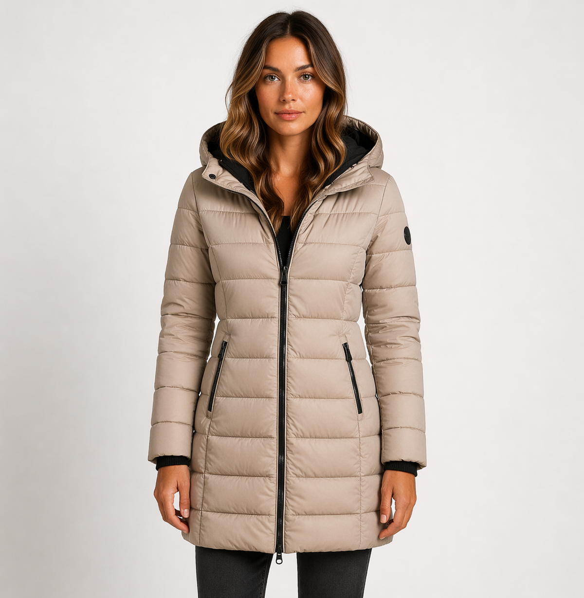 Aurora | Women's Longline Puffer Jacket | Hooded