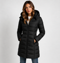 Aurora | Women's Longline Puffer Jacket | Hooded