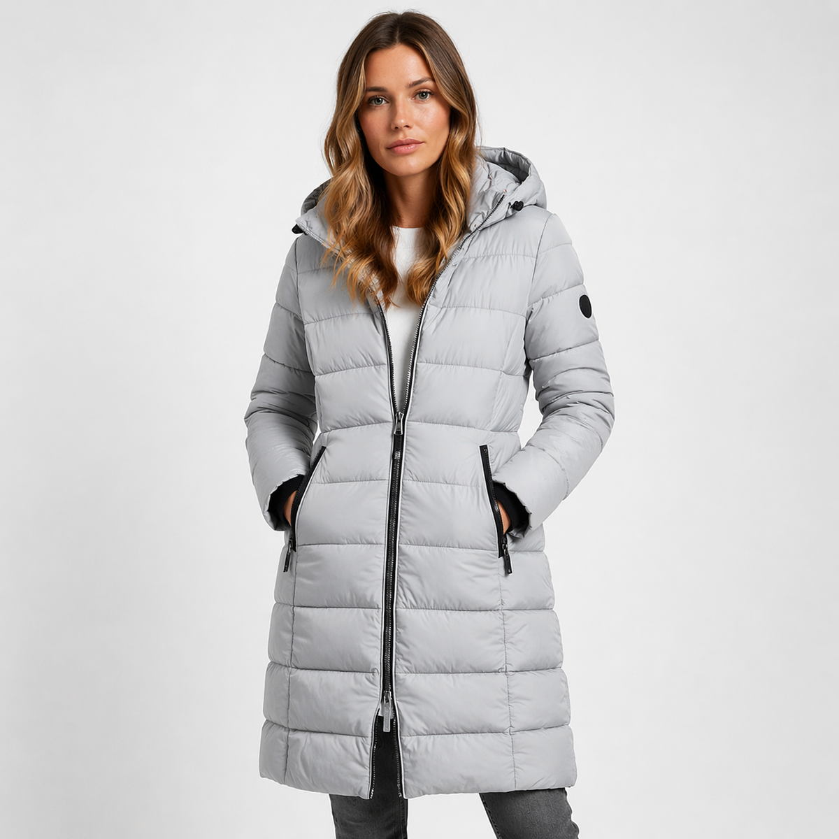 Aurora | Women's Longline Puffer Jacket | Hooded