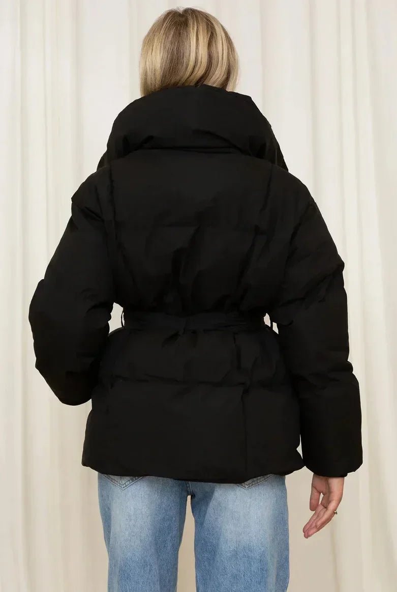 Esme belted puffer coat - view 11