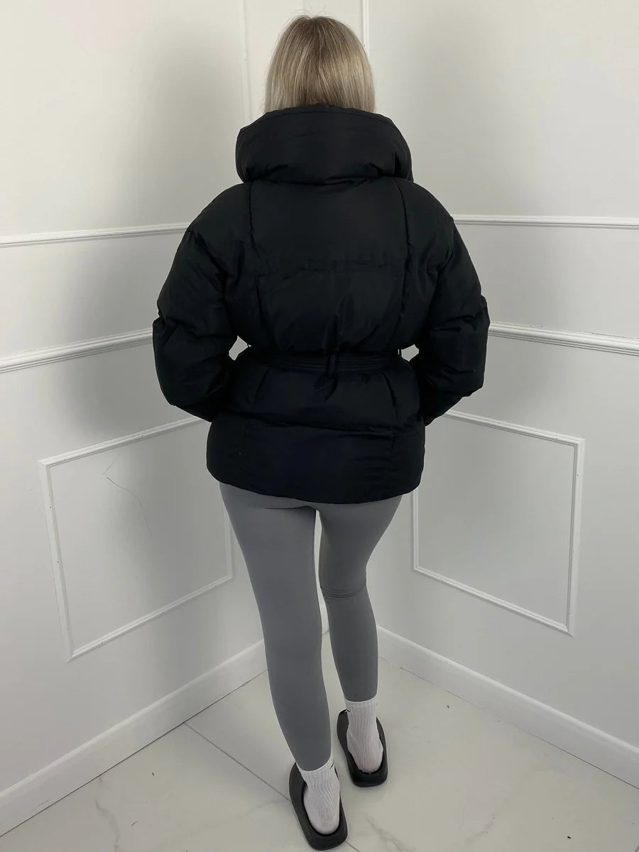 Esme belted puffer coat - view 14