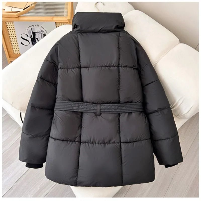 Esme belted puffer coat - view 16