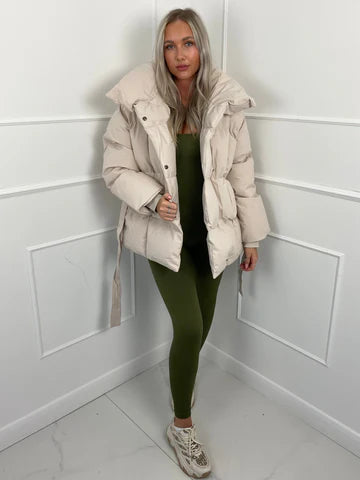 Esme belted puffer coat - view 3