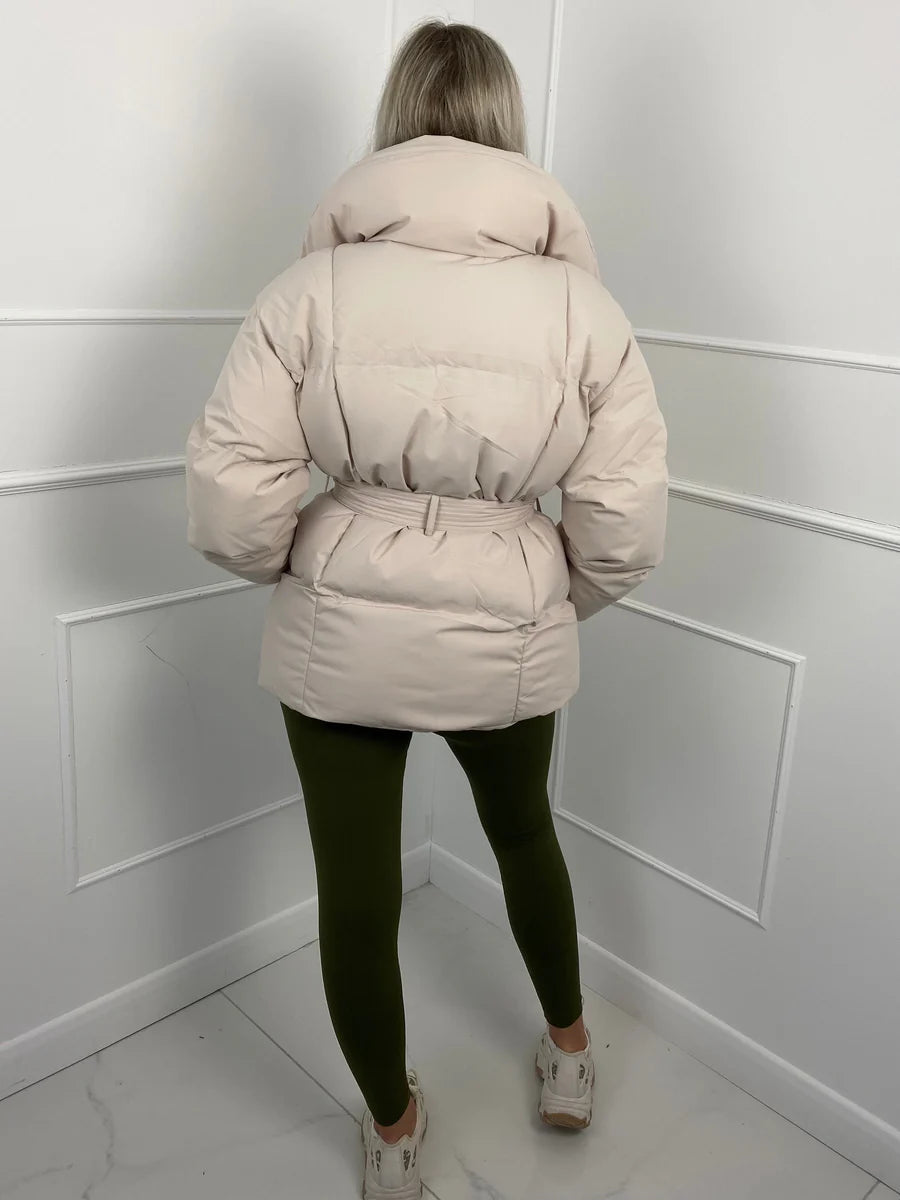 Esme belted puffer coat - view 4
