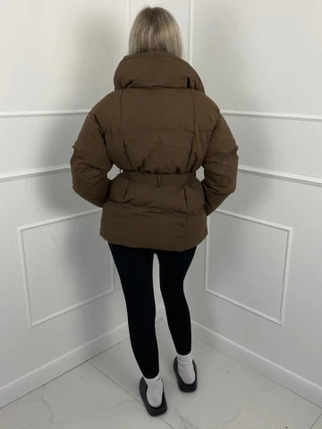Esme belted puffer coat - view 8