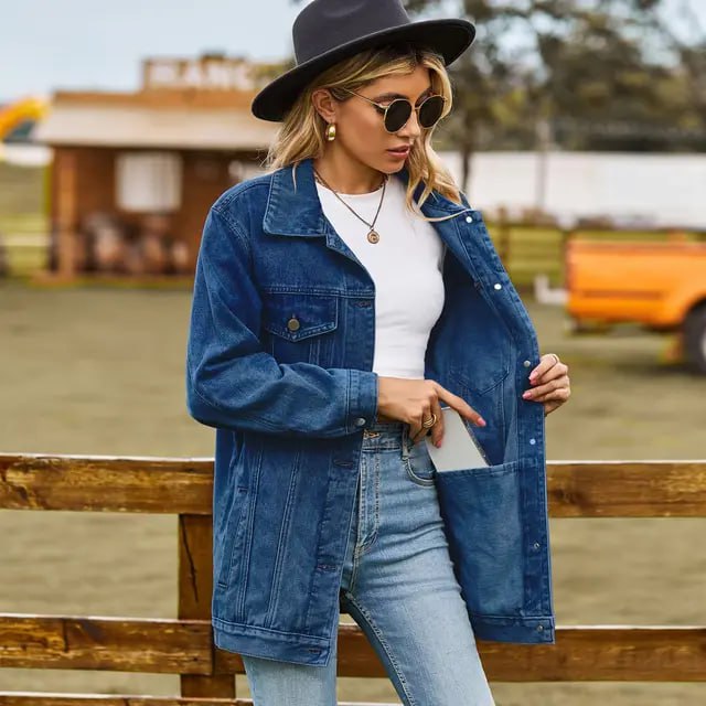 Tabitha longline denim jacket - view 11