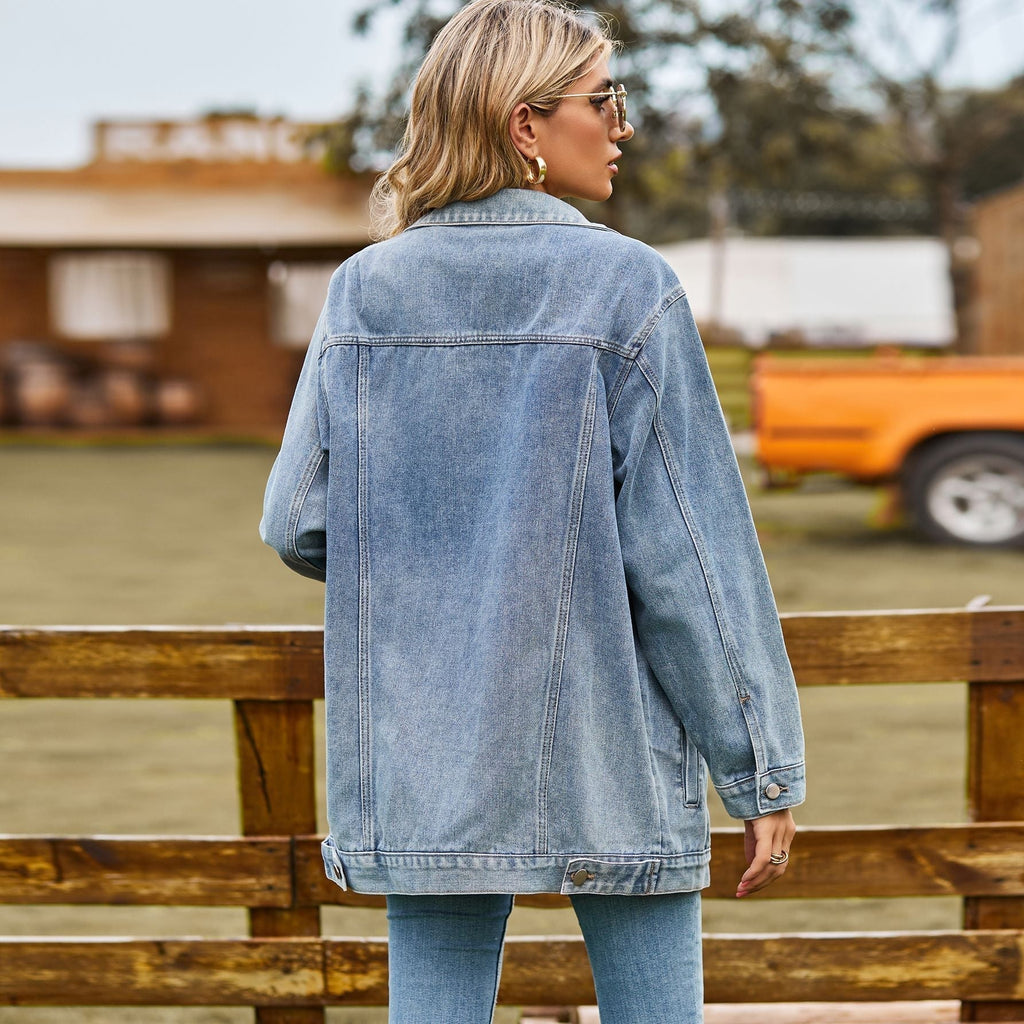 Tabitha longline denim jacket - view 7