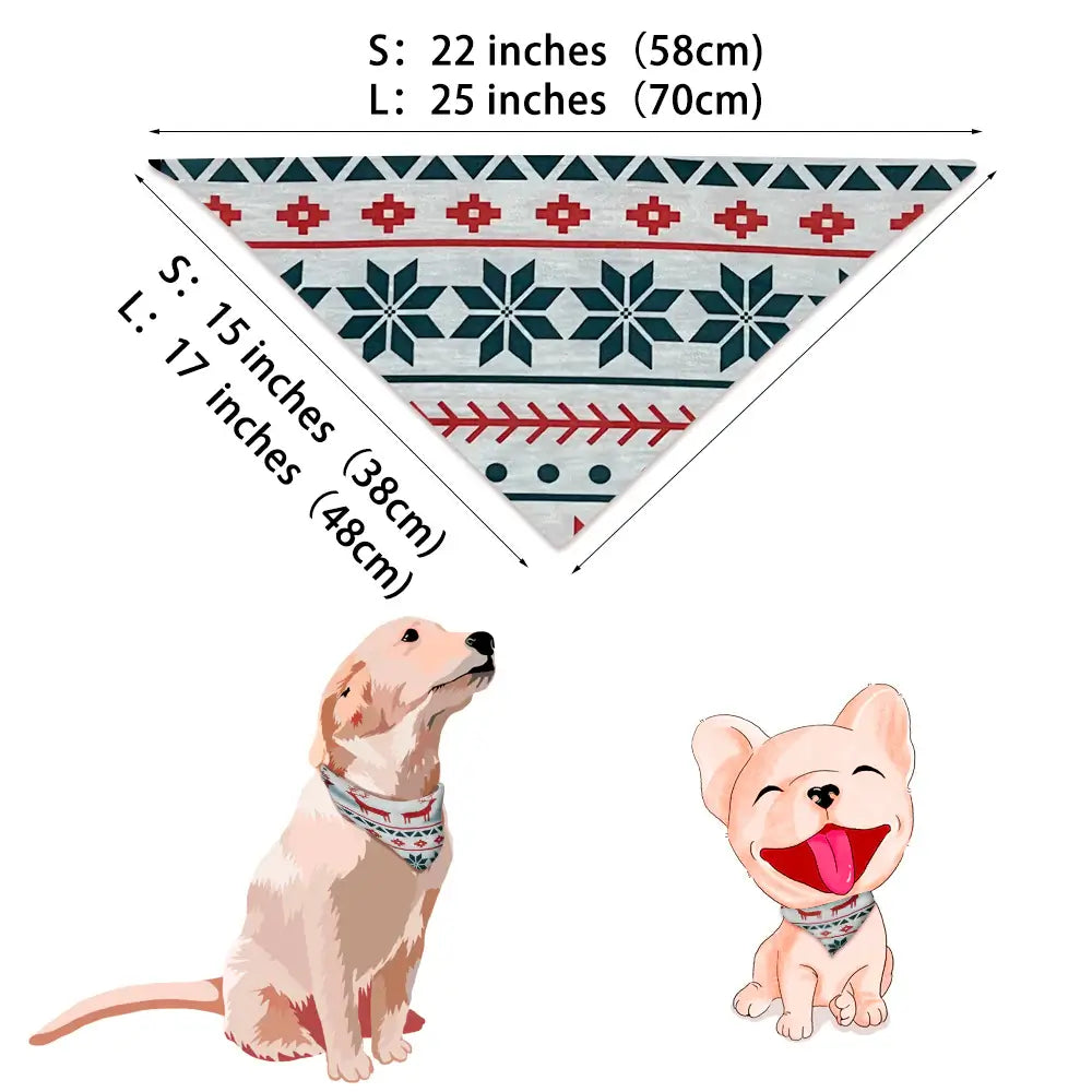 Matching family Christmas pyjamas with red and green reindeer Fair Isle print and grey cuffs - view 8